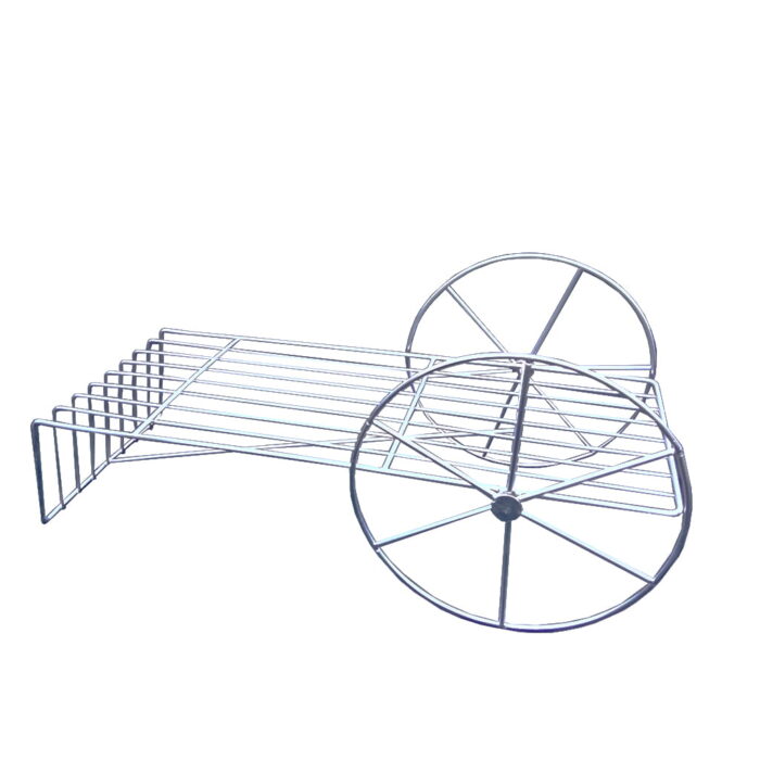Homecare Stainless Steel Bullock Cart Pot Stand