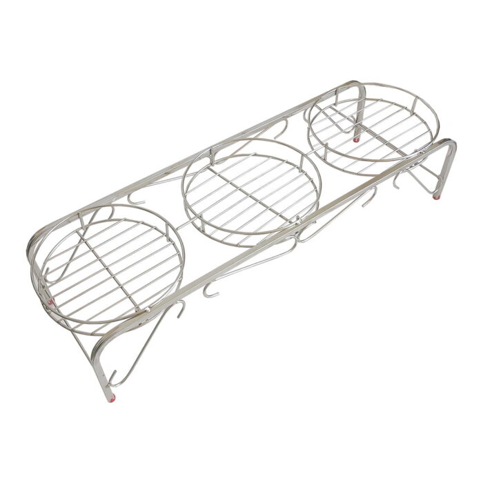 Homecare Stainless Steel Ring Shelf Stand